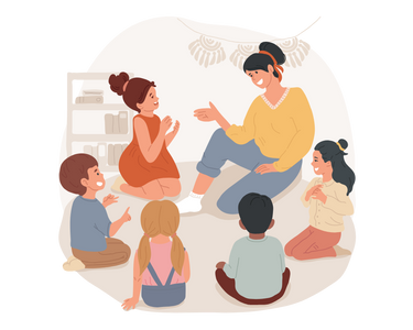 Interacting with kids for speech therapy