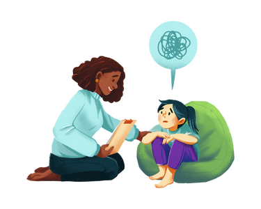 giving speech therapy to kids